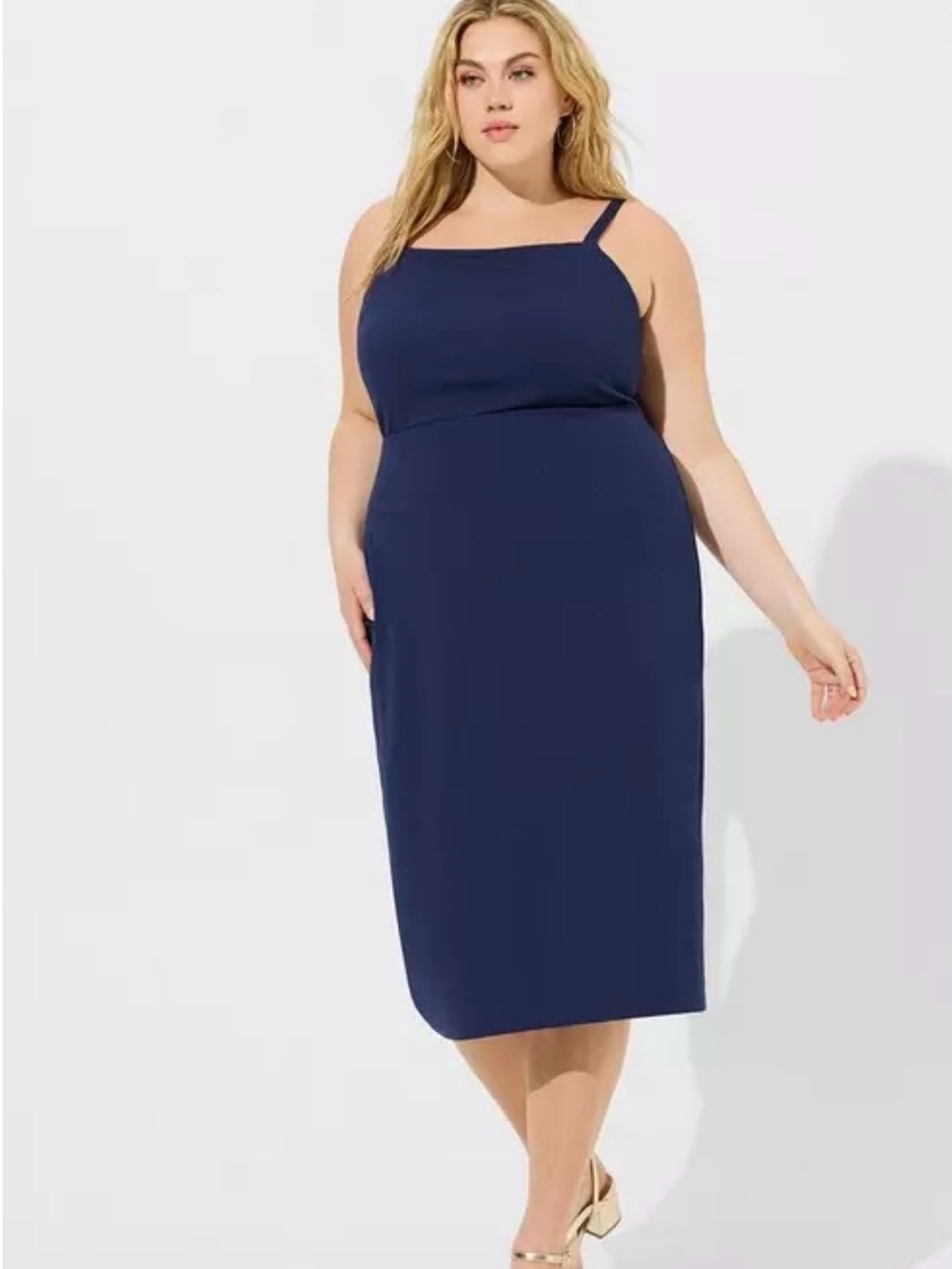 torrid Navy Blue Slip Midi Dress